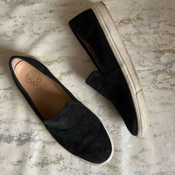 Vince Camuto leather slide on sneakers - Picture 2 of 12